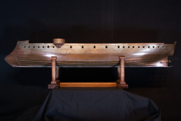 Builders Model Hull of French Iron Clad Warship - Image 2