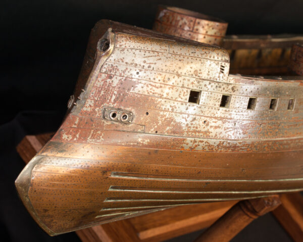 Builders Model Hull of French Iron Clad Warship - Image 5