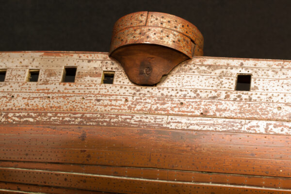 Builders Model Hull of French Iron Clad Warship - Image 7