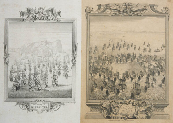 Two Maritime Engravings of Naval Actions - Image 2