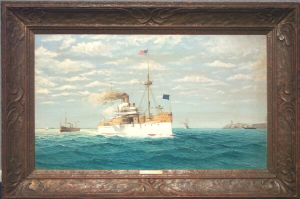 U.S.S. MAINE Entering Havana Harbor and U.S. Fleet at San Juan - Image 4