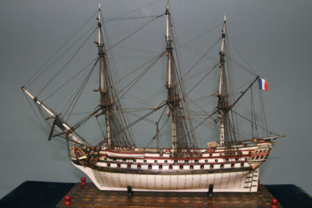 French Sailing Warship Le Hercule of 74 Guns