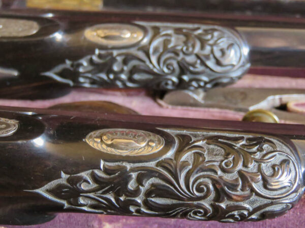 Cased French Dueling Pistols by Lepage Moutier of Paris - Image 3
