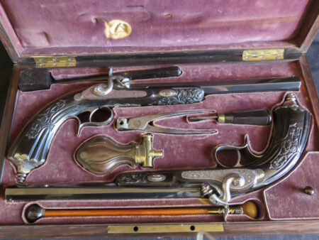 Cased French Dueling Pistols by Lepage Moutier of Paris