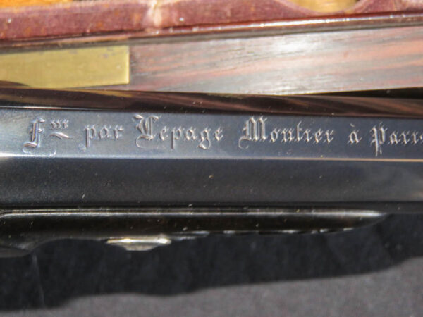 Cased French Dueling Pistols by Lepage Moutier of Paris - Image 6