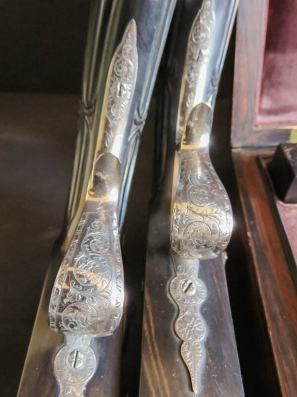 Cased French Dueling Pistols by Lepage Moutier of Paris - Image 4