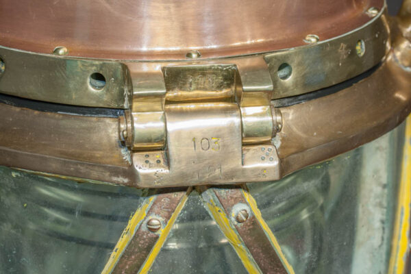Extremely Heavy Gauge Brass and Copper Channel Light - Image 2