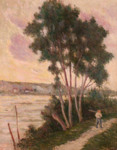 Sandrecourt, Le Chemin au Bord de la Riviere