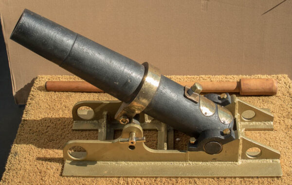 Iron and Brass Line Throwing Cannon by McKeever Daley - Image 3
