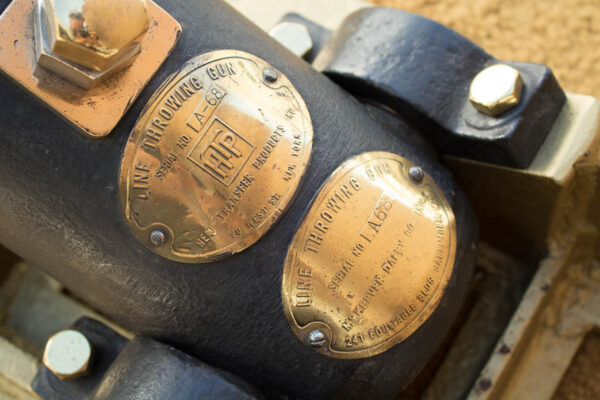 Iron and Brass Line Throwing Cannon by McKeever Daley - Image 5