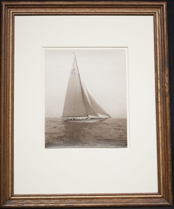 Original Period Photograph of the 12 Meter Yacht MODESTY - Image 2