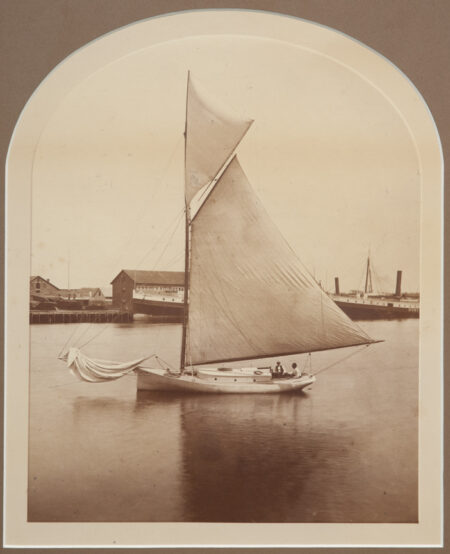 Original Period Photo of a Sailboat