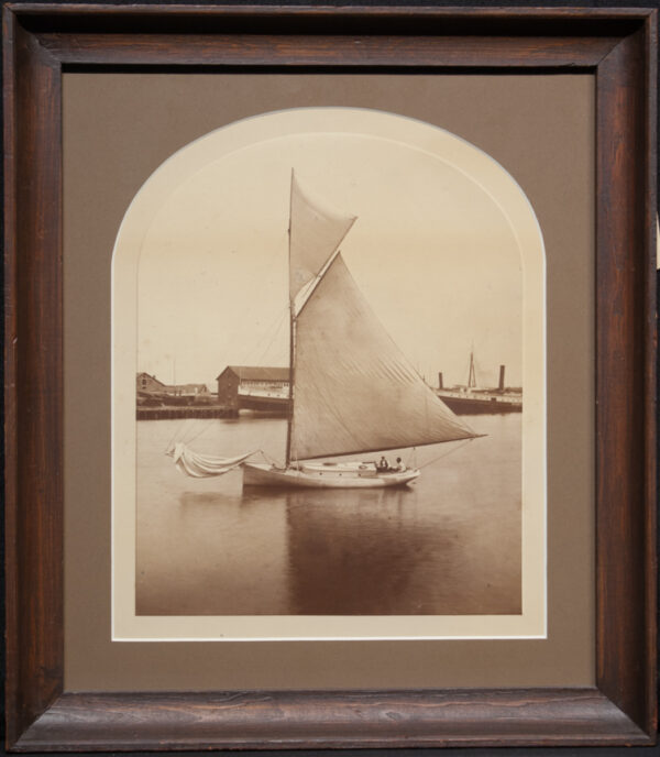 Original Period Photo of a Sailboat - Image 2