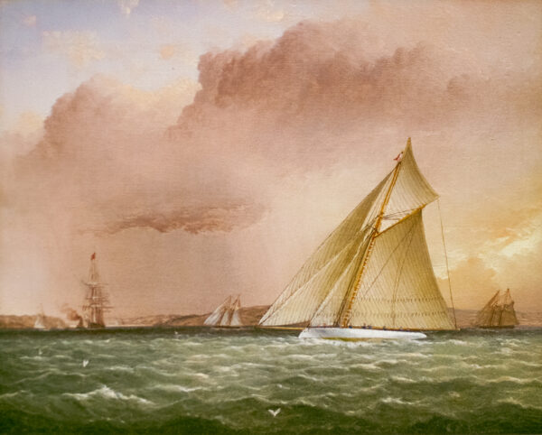 PURITAN Races Towards The Narrows Off Brooklyn