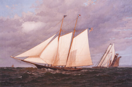 Yacht CORNELIA at the New York Yacht Club Regatta