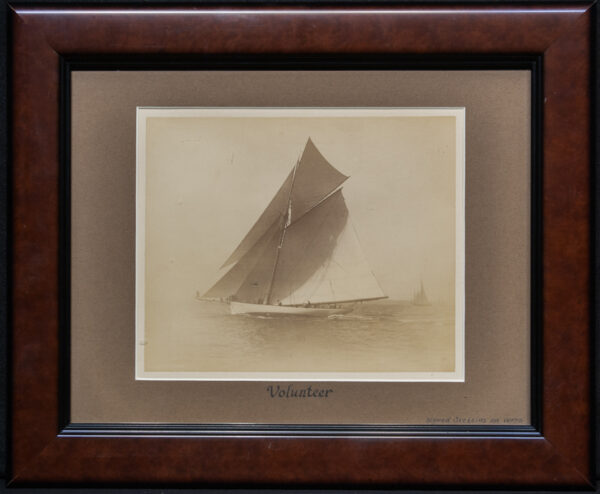 Original Period Photograph of the Cutter VOLUNTEER - Image 2