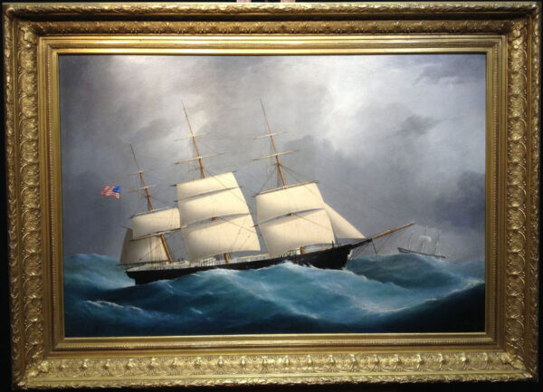 American Ship BYZANTIUM In Heavy Seas - Image 8