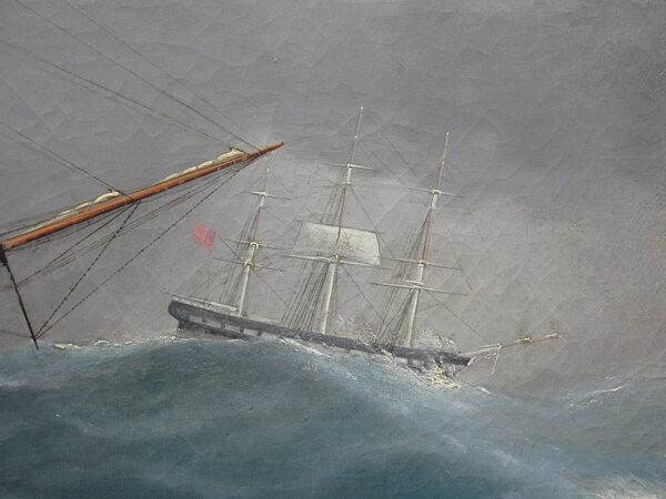 American Ship BYZANTIUM In Heavy Seas - Image 6