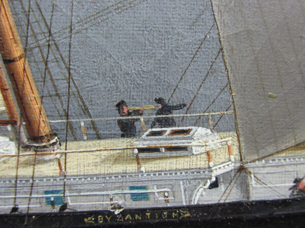 American Ship BYZANTIUM In Heavy Seas - Image 5