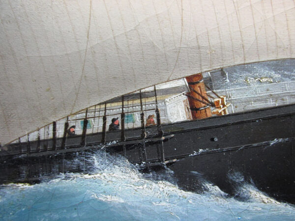 American Ship BYZANTIUM In Heavy Seas - Image 4