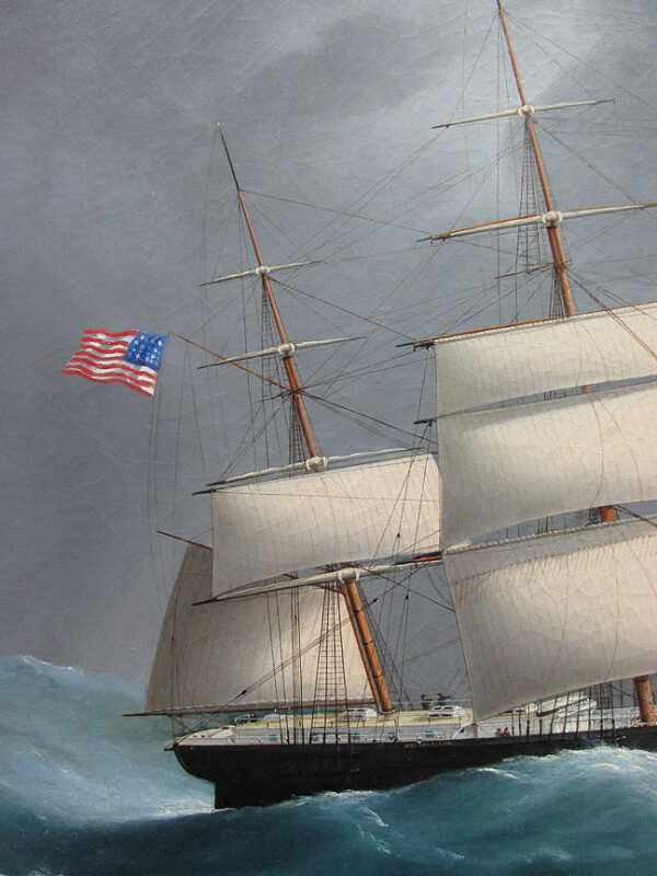 American Ship BYZANTIUM In Heavy Seas - Image 3