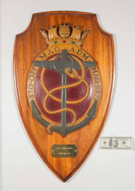 Wardroom Plaque from the HMS VANGUARD