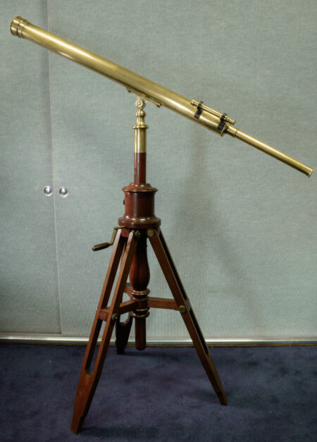 Brass Telescope on Mahogany Stand