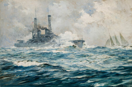 The Dreadnought Battleship U.S.S. WYOMING of 1911
