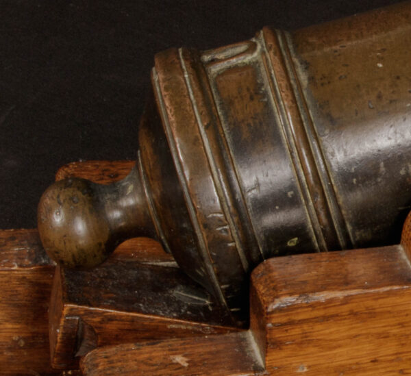 Rare Small Presentation Cannon on Wooden Carriage - Image 2