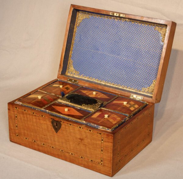 Trinity Sewing Box with Three Masted Ship - Image 7