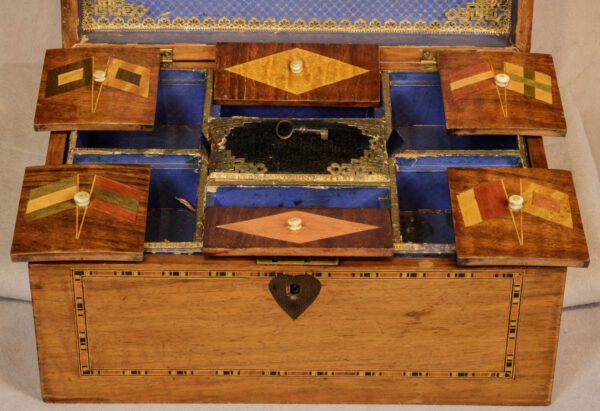 Trinity Sewing Box with Three Masted Ship - Image 3