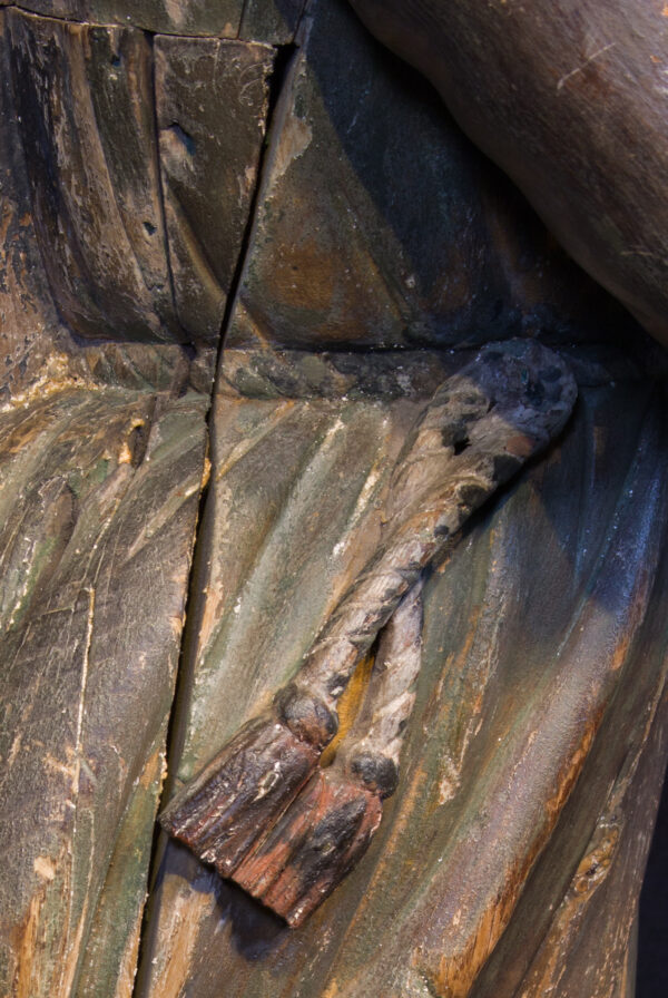 American Ship's Figurehead of a Young Boy Holding a Dove - Image 16