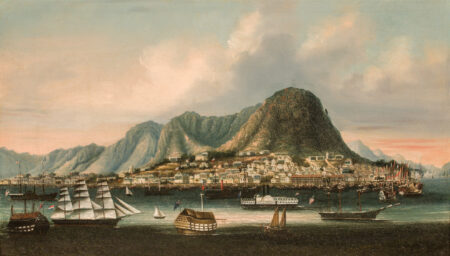 Hong Kong and Victoria Peak Circa 1855