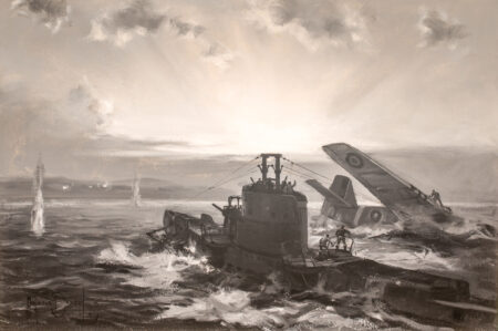 British Submarine H.M.S. SEALION  Rescues a P-51 Mustang Pilot