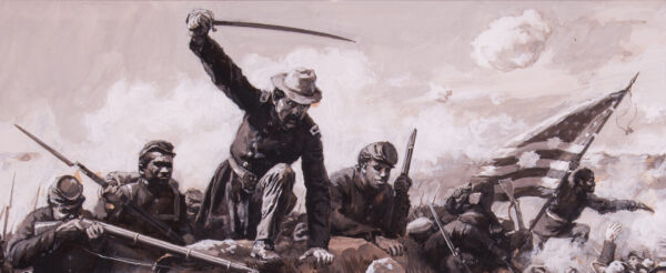 Colonel Bates Leads the 30th Colored Infantry at the Battle of the Crater - Image 5
