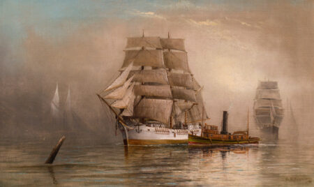 Coming Through the Mists, Maine Harbor