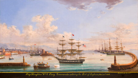 Ship HOUGHTON Entering Leghorn