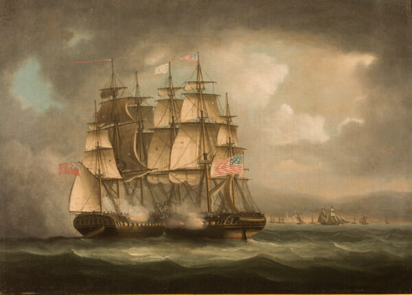 H.M.S. Shannon Boards U.S.S. Chesapeake off Boston