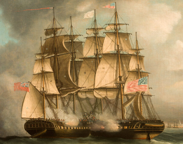 H.M.S. Shannon Boards U.S.S. Chesapeake off Boston - Image 7