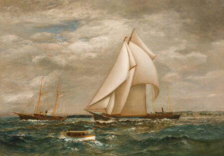 Schooner Yacht WATER WITCH in New York Harbor