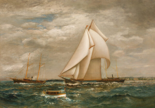 Schooner Yacht WATER WITCH in New York Harbor