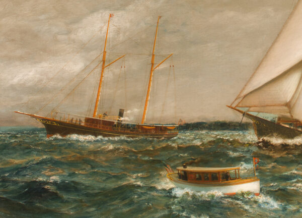 Schooner Yacht WATER WITCH in New York Harbor - Image 6