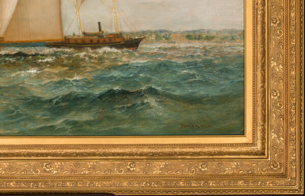 Schooner Yacht WATER WITCH in New York Harbor - Image 3