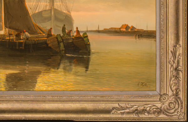 Fishing Boats at Sunset - Image 2