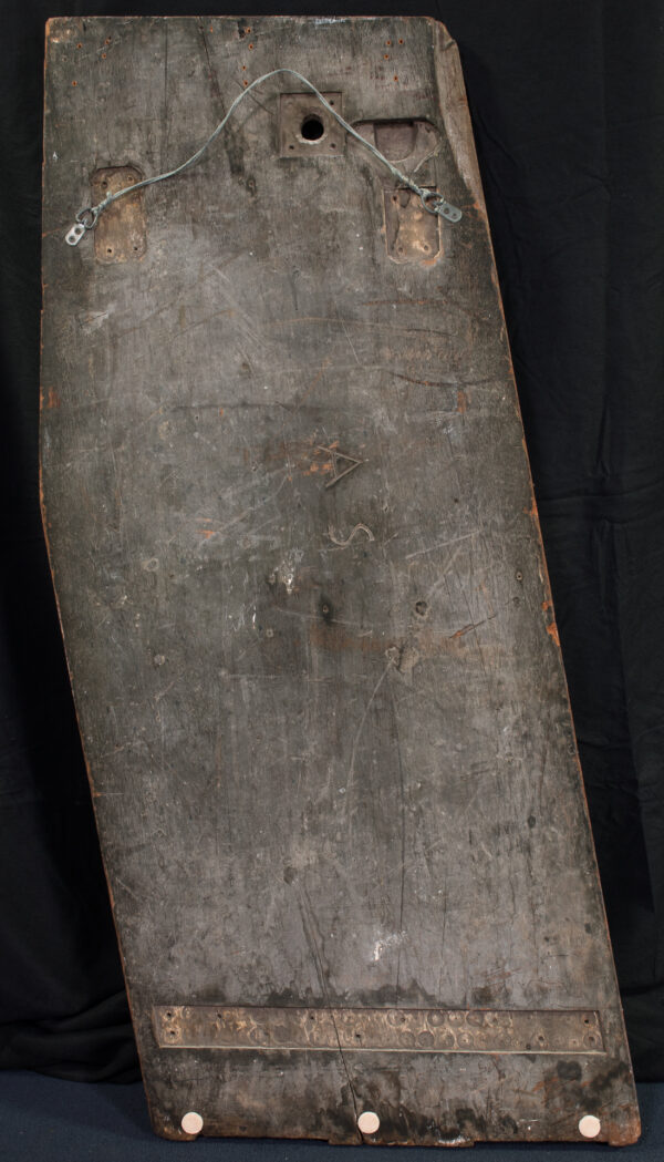 Carved Gangway Board with Anchor and Crown - Image 3