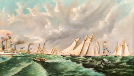 First International Yacht Race off Children's Island