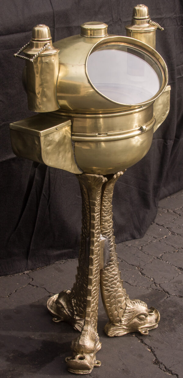 American Cast Brass Dolphin Binnacle - Image 11