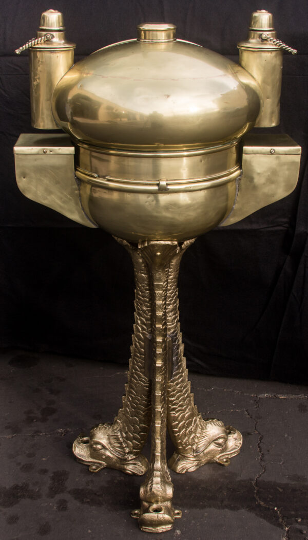 American Cast Brass Dolphin Binnacle - Image 9
