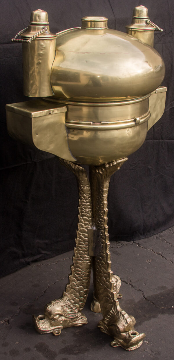 American Cast Brass Dolphin Binnacle - Image 8