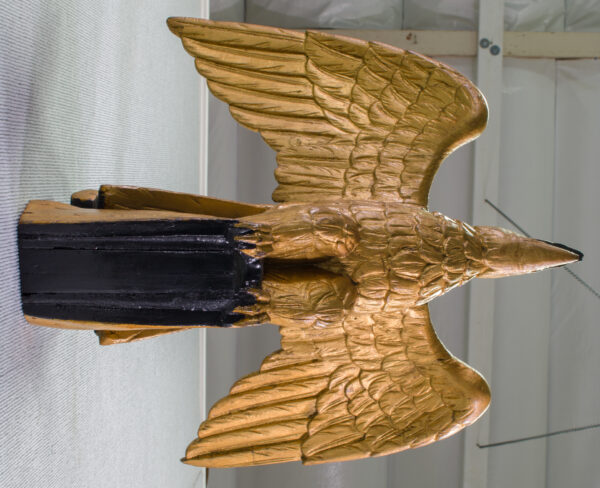 Carved Gilt Figurehead of an Eagle from Schooner FLEETWING - Image 6